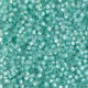 Miyuki delica beads 10/0 - Silver lined light aqua green alabaster dyed DBM-626